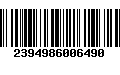 Código de Barras 2394986006490