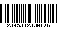 Código de Barras 2395312330876