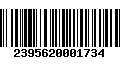 Código de Barras 2395620001734