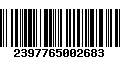 Código de Barras 2397765002683