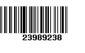 Código de Barras 23989238