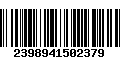 Código de Barras 2398941502379