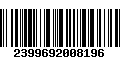 Código de Barras 2399692008196