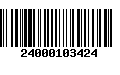 Código de Barras 24000103424