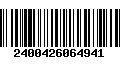 Código de Barras 2400426064941