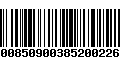 Código de Barras 240085090038520022622