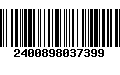 Código de Barras 2400898037399