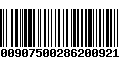 Código de Barras 240090750028620092111