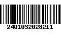 Código de Barras 2401032028211