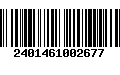 Código de Barras 2401461002677