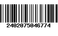 Código de Barras 2402075046774