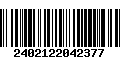 Código de Barras 2402122042377