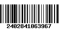 Código de Barras 2402841063967