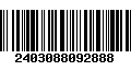 Código de Barras 2403088092888