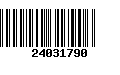 Código de Barras 24031790