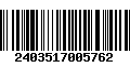 Código de Barras 2403517005762