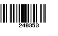 Código de Barras 240353