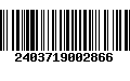 Código de Barras 2403719002866