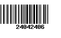 Código de Barras 24042406