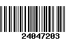 Código de Barras 24047203