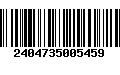 Código de Barras 2404735005459