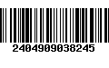 Código de Barras 2404909038245