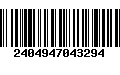 Código de Barras 2404947043294