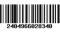 Código de Barras 2404966028340