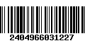 Código de Barras 2404966031227