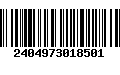 Código de Barras 2404973018501