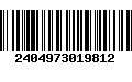 Código de Barras 2404973019812