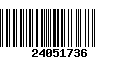 Código de Barras 24051736