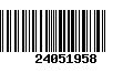 Código de Barras 24051958