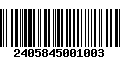 Código de Barras 2405845001003