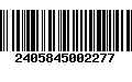 Código de Barras 2405845002277