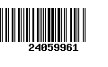 Código de Barras 24059961