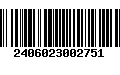 Código de Barras 2406023002751