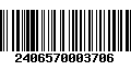 Código de Barras 2406570003706