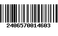 Código de Barras 2406570014603