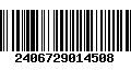 Código de Barras 2406729014508