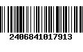 Código de Barras 2406841017913