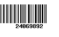 Código de Barras 24069892