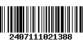 Código de Barras 2407111021388