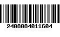 Código de Barras 2408084011604