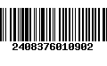 Código de Barras 2408376010902