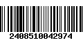 Código de Barras 2408510042974