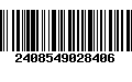 Código de Barras 2408549028406