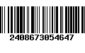 Código de Barras 2408673054647