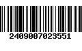 Código de Barras 2409007023551