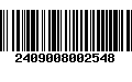 Código de Barras 2409008002548